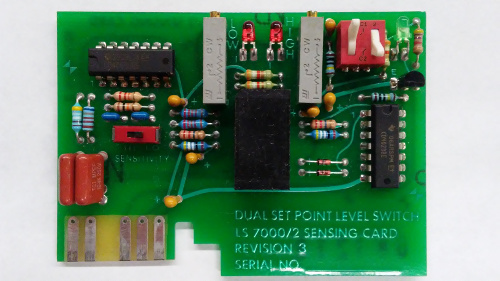 dual point level switch sensing card